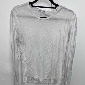 White Long Sleeve Tee